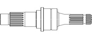 UF60271   PTO Shaft-1000 RPM---Replaces 9843942